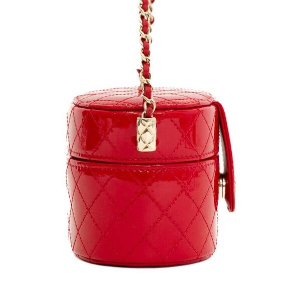 Chanel Patent Leather Mini Vanity Crossbody Bag - Picture 6 of 6